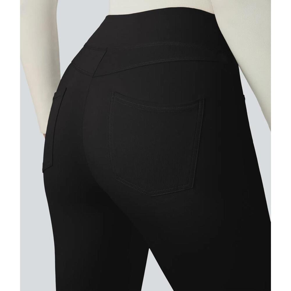 NWT Halara Flex High Waisted Decorative Pocket Skinny Work Pants Size XS - Picture 5 of 10